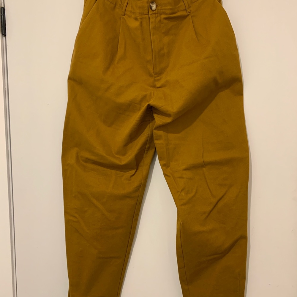 Zara Men's Ochre Chinos